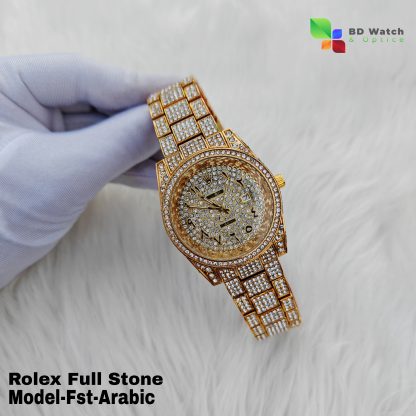 ROLEX FULL STONE ARABIC AA GRADE