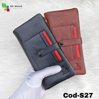 MEN,S LONG LEATHER WALLET